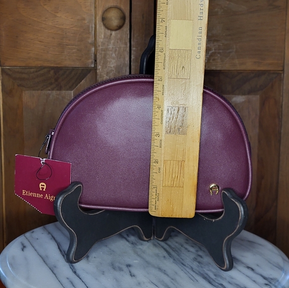 Etienne Aigner Plum Cosmetic Bag - Picture 7 of 13